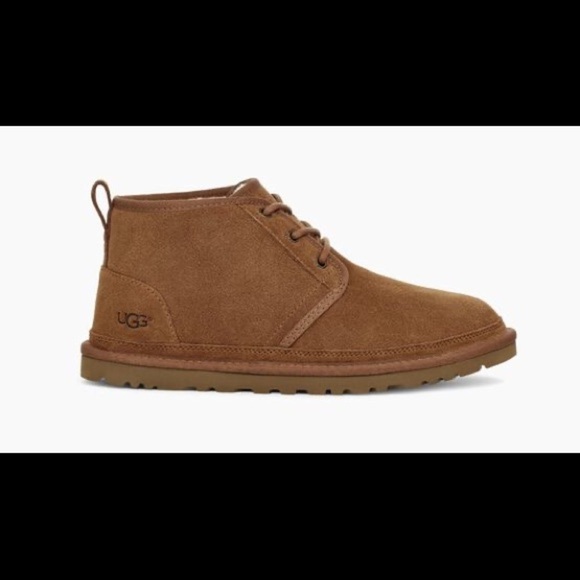 New UGG × Charcoal Neumel Chukka Suede in Chestnut Men's Sz 9 - Picture 2 of 15